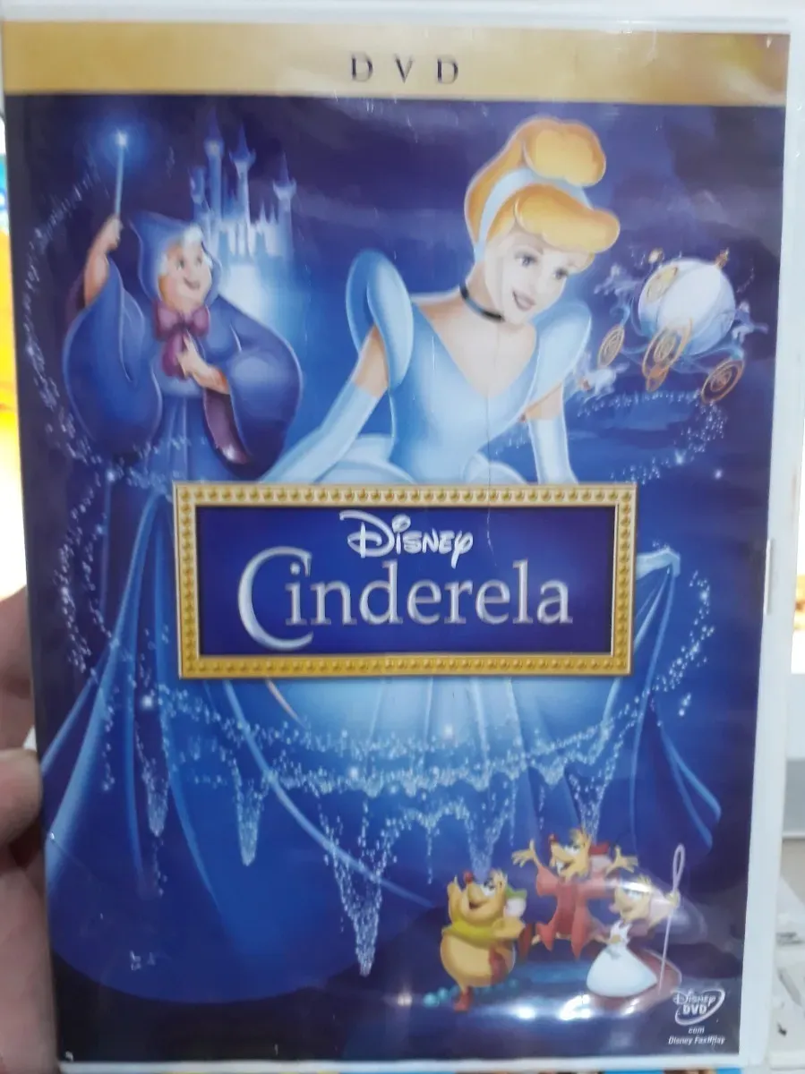 Dvd Cinderela Clássico Disney Curta Enrolados Rapunzel