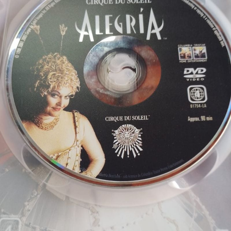Dvd Cirque Du Soleil Apresenta Alegria - Ao Vivo em Sydney ( 16839