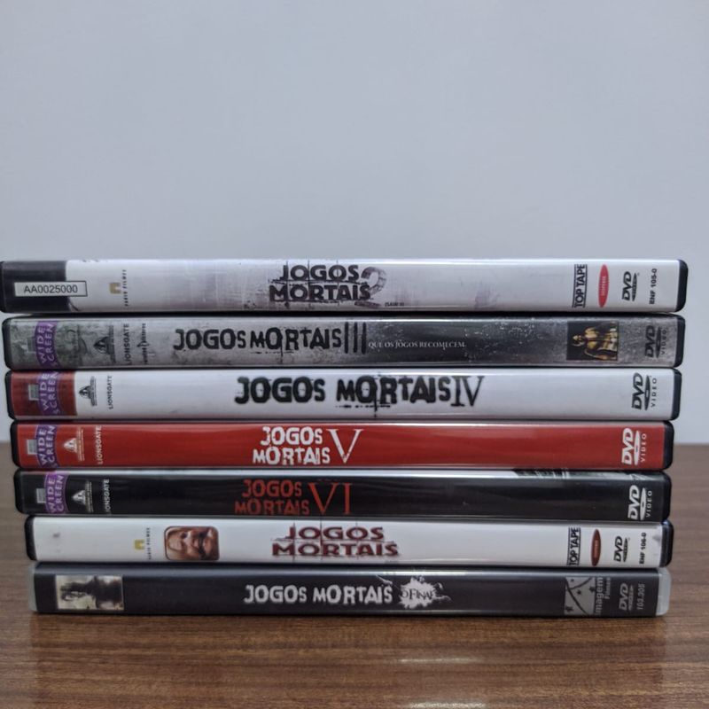 Coleção Dvds Filmes - Jogos Mortais