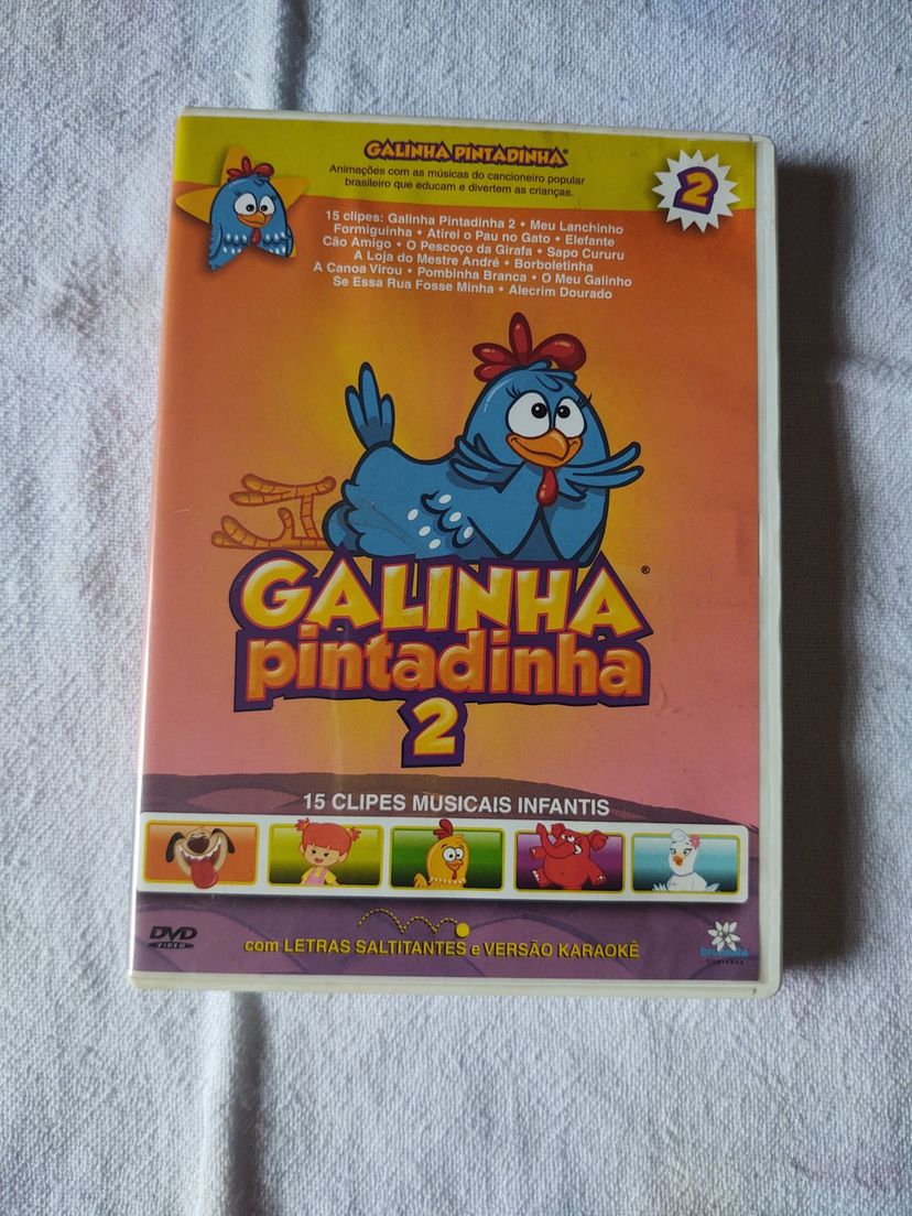 Dvd da Galinha Pintadinha Volume 2 com 15 Clipes de Músicas | Brinquedo ...