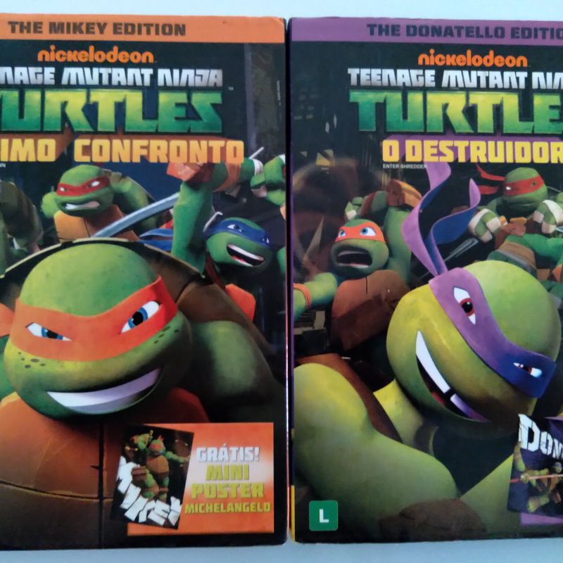 DVD As tartarugas Ninja O Destruidor - TMNT desenho animado Nickelodeon -  DONATELLO edição