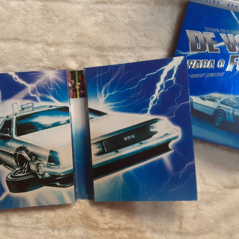 Dvd de Volta para O Futuro - Trilogia - 4 Discos - Box de