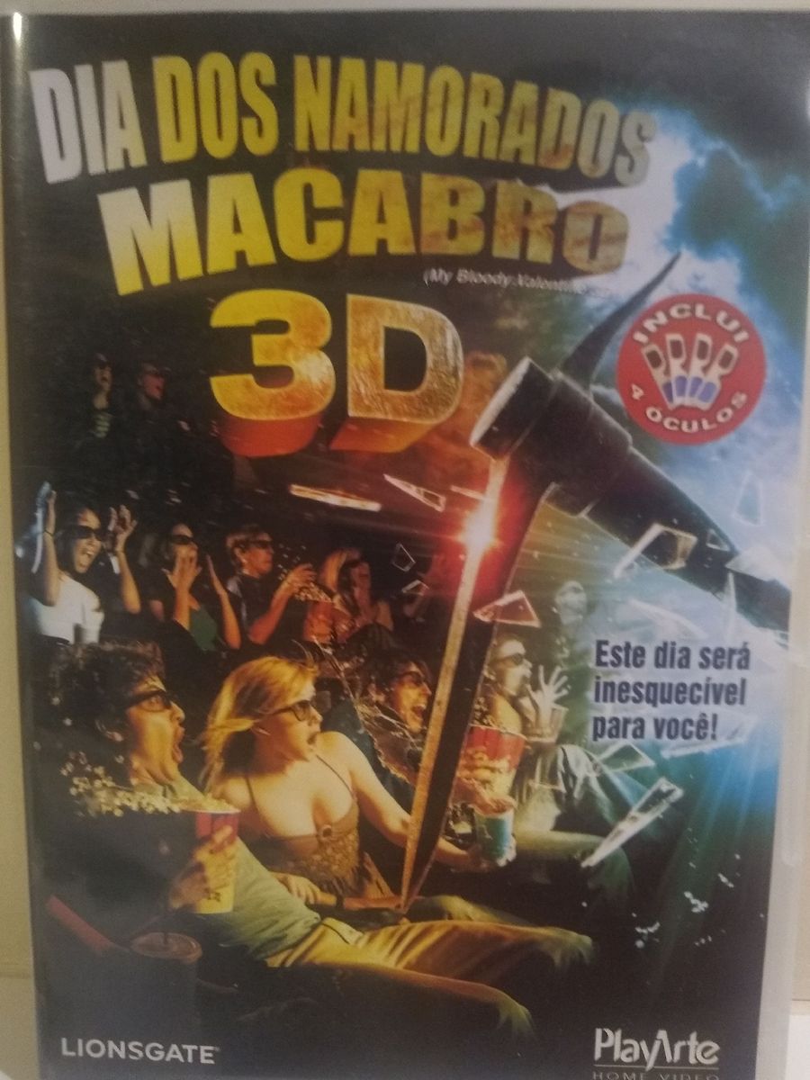 Dvd Dia Dos Namorados Macabro 3d Item Info & Eletro Dvd Usado 46883696 enjoei