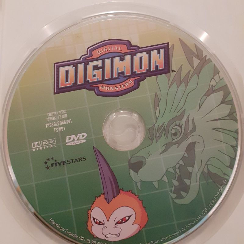 Digimon Digital Monsters DVD Volume 5 - MD Movie - Livros de Games