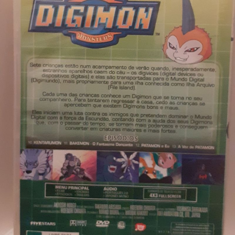 Digimon Digital Monsters DVD Volume 5 - MD Movie - Livros de Games