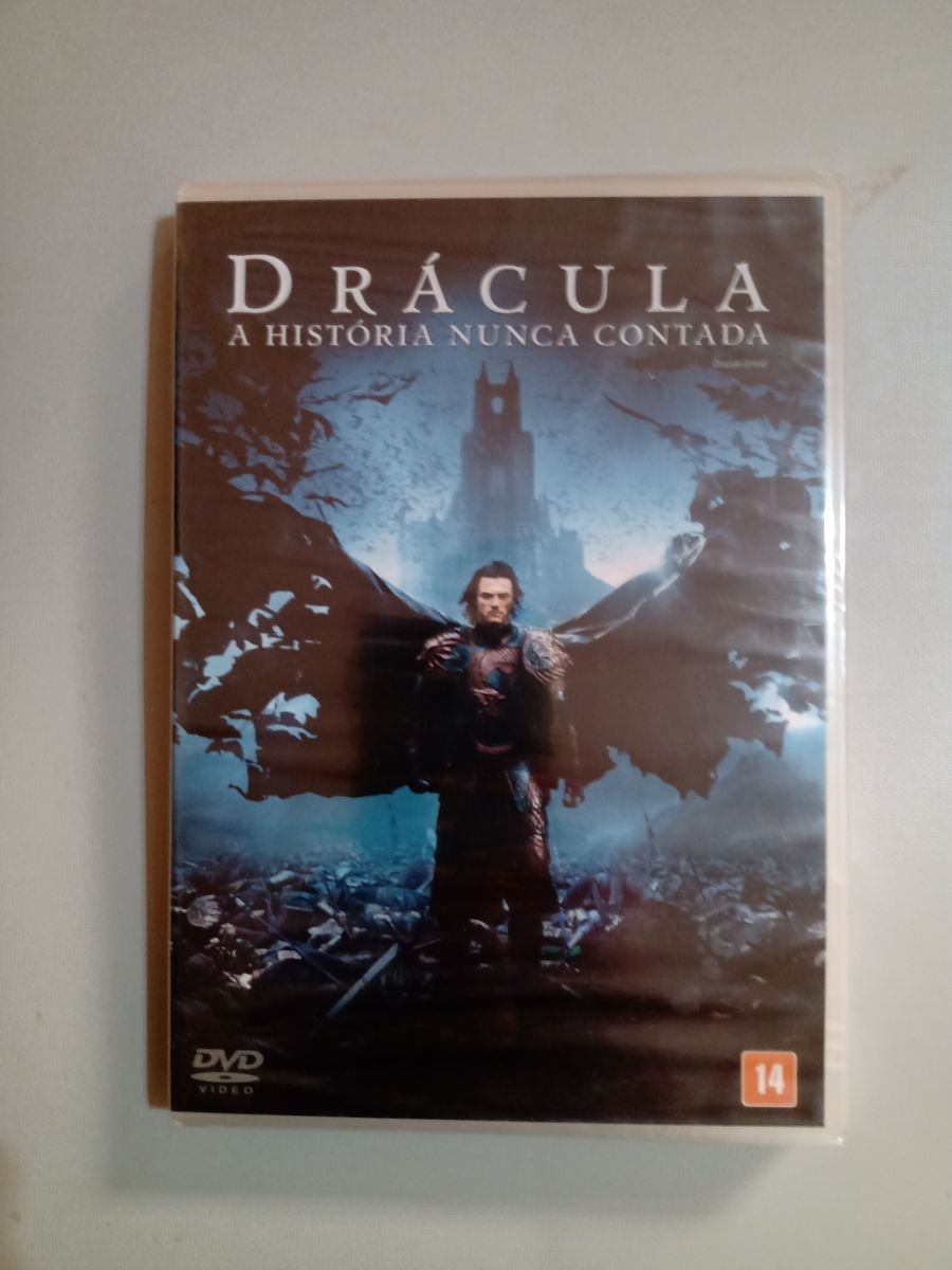 Dvd Drácula a História Nunca Contada lacrado Filme e Série