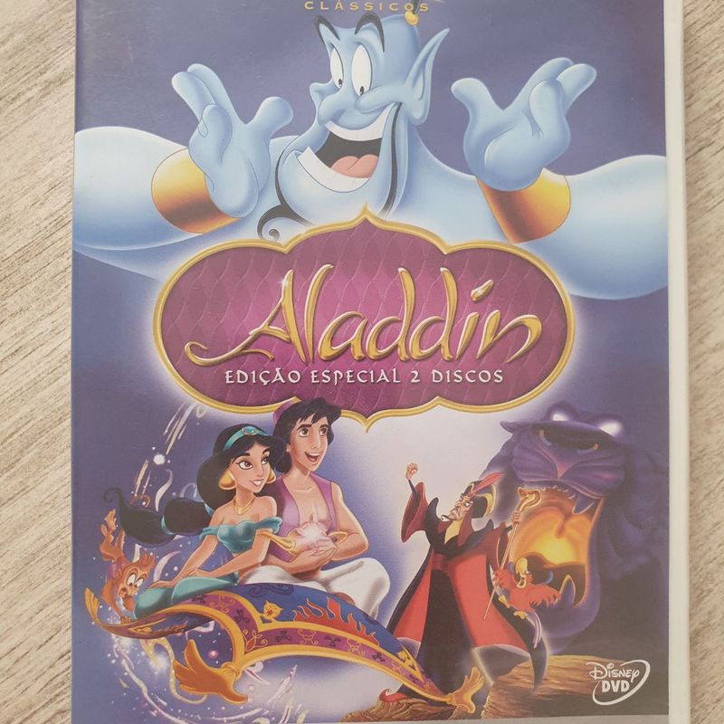 Dvd Duplo Aladdin, Edição Especial, Filme e Série Disney Usado 92423922