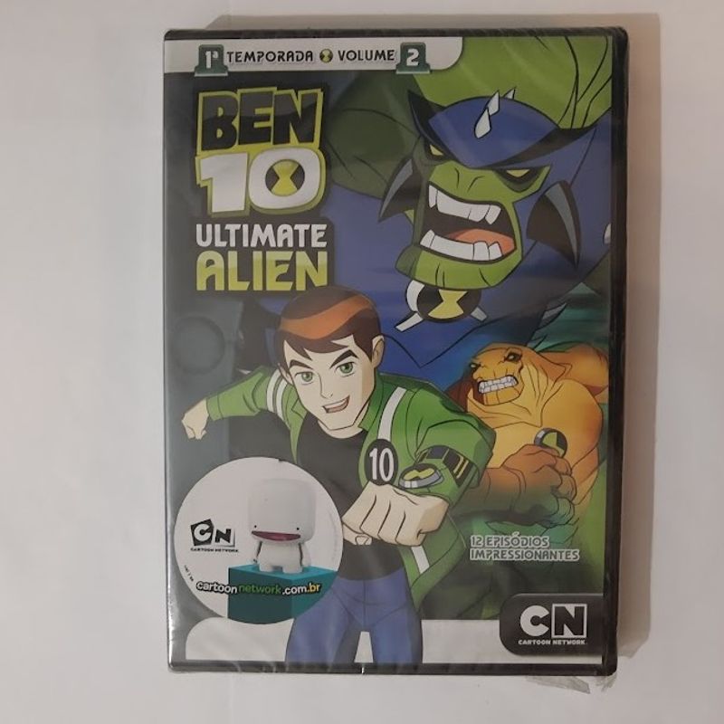 DVD DUPLO ORIGINAL - DESENHO - BEN 10 ULTIMATE ALIEN - 1º TEMPORADA