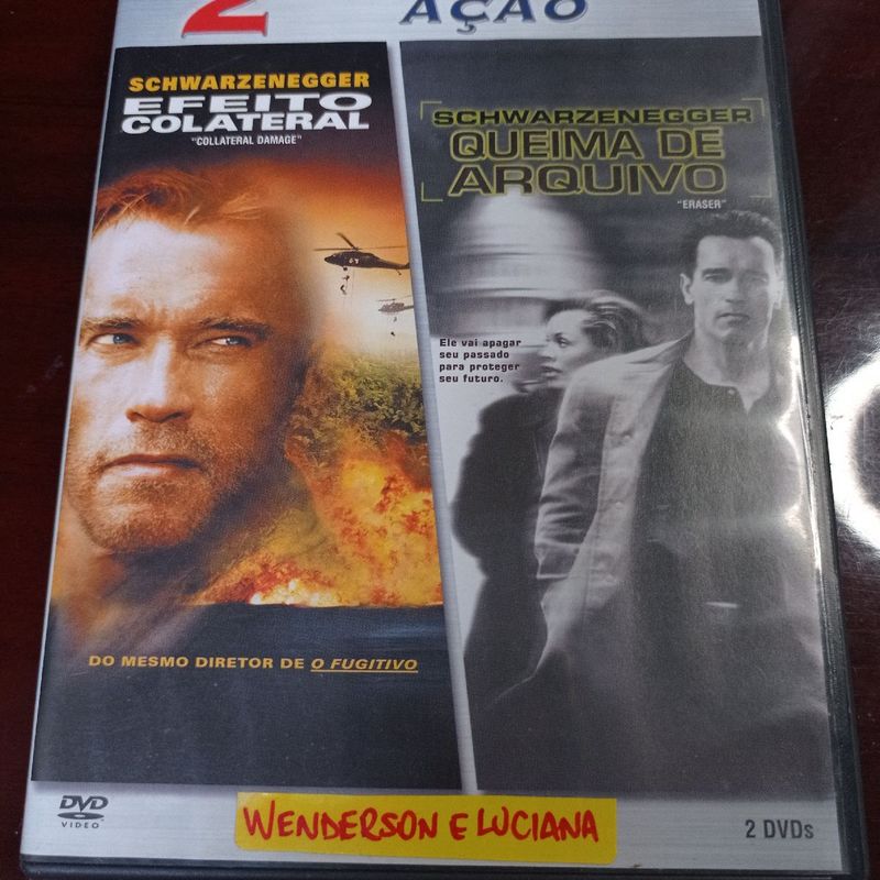 Dvd Duplo Efeito Colateral e Queima de Arquivo | Warner Bros Usado