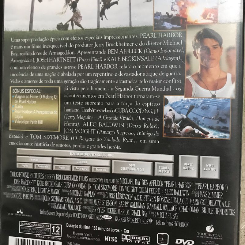その他 Pearl Harbor [DVD] Dvd Pearl Harbor - Ben Affleck - Original | MercadoLivre