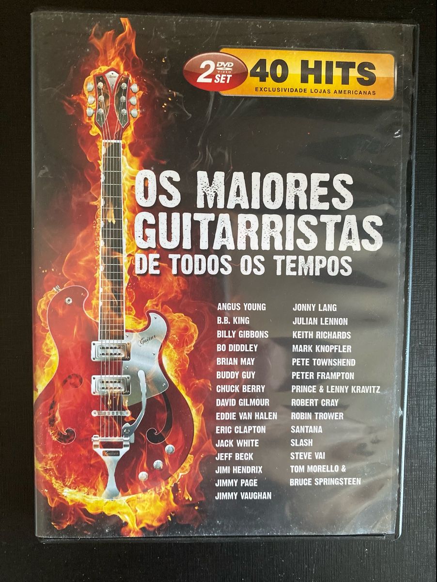 Dvd Duplo Os Maiores Guitarristas de Todos Os Tempos Item de Música Dvd Usado 81998625 enjoei