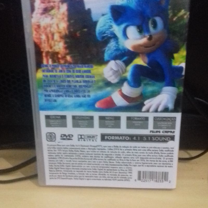 Dvd - Sonic O Filme 2020 Original