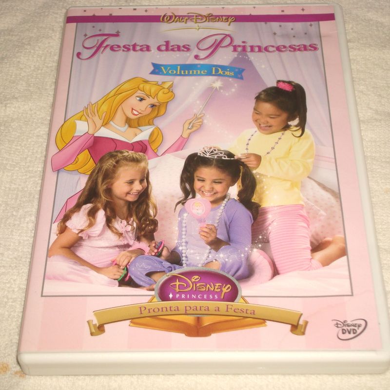 Dvd Festa Das Princesas Disney - Jogos Especiais Aniversário
