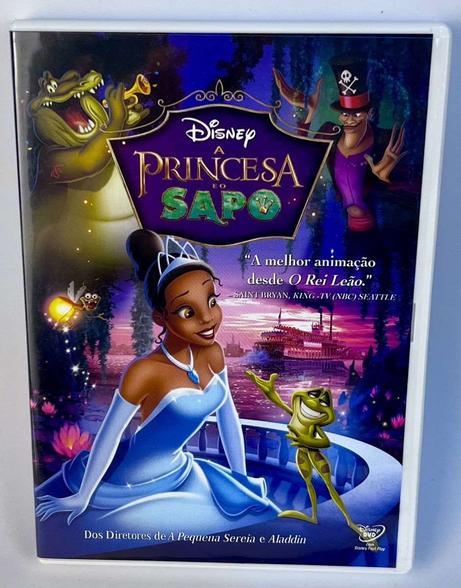 Dvd Filme - Princesa e O Sapo - Disney - Original - Usado | Cacareco ...