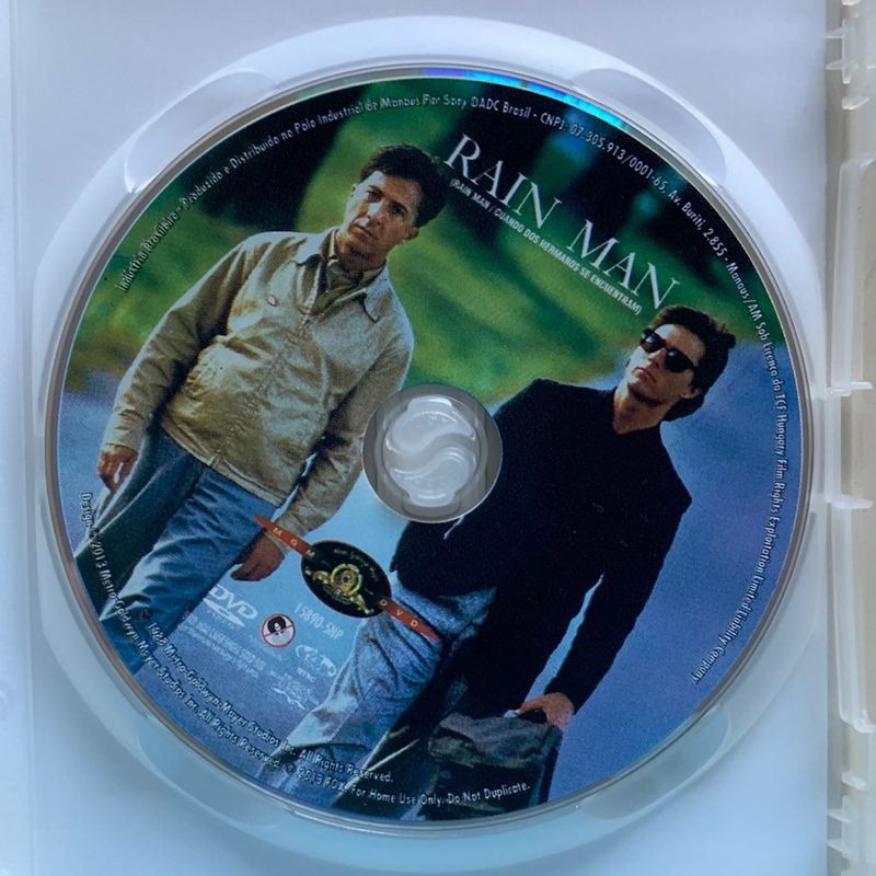 Dvd Filme: Rain Man, Filme e Série Dvd Vídeo Usado 87249211