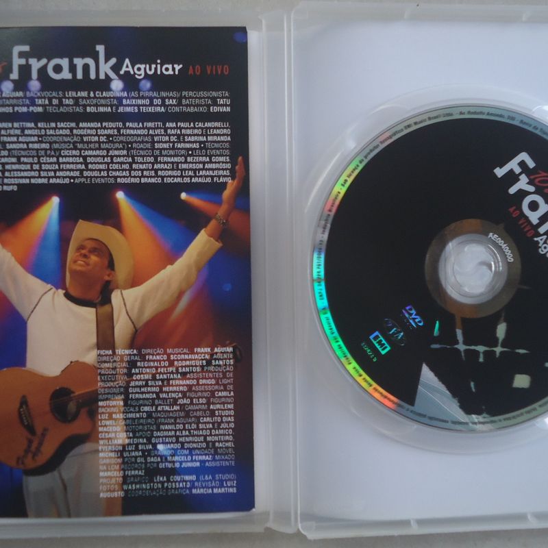 Dvd Frank Aguiar ao Vivo 10 Anos Editora Emi [usado] - Sebo Espaço Literário