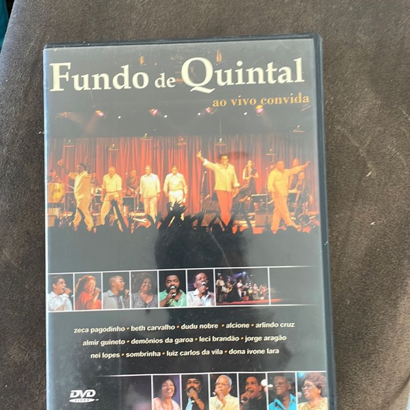 Dvd Fundo De Quintal - Ao Vivo Convida