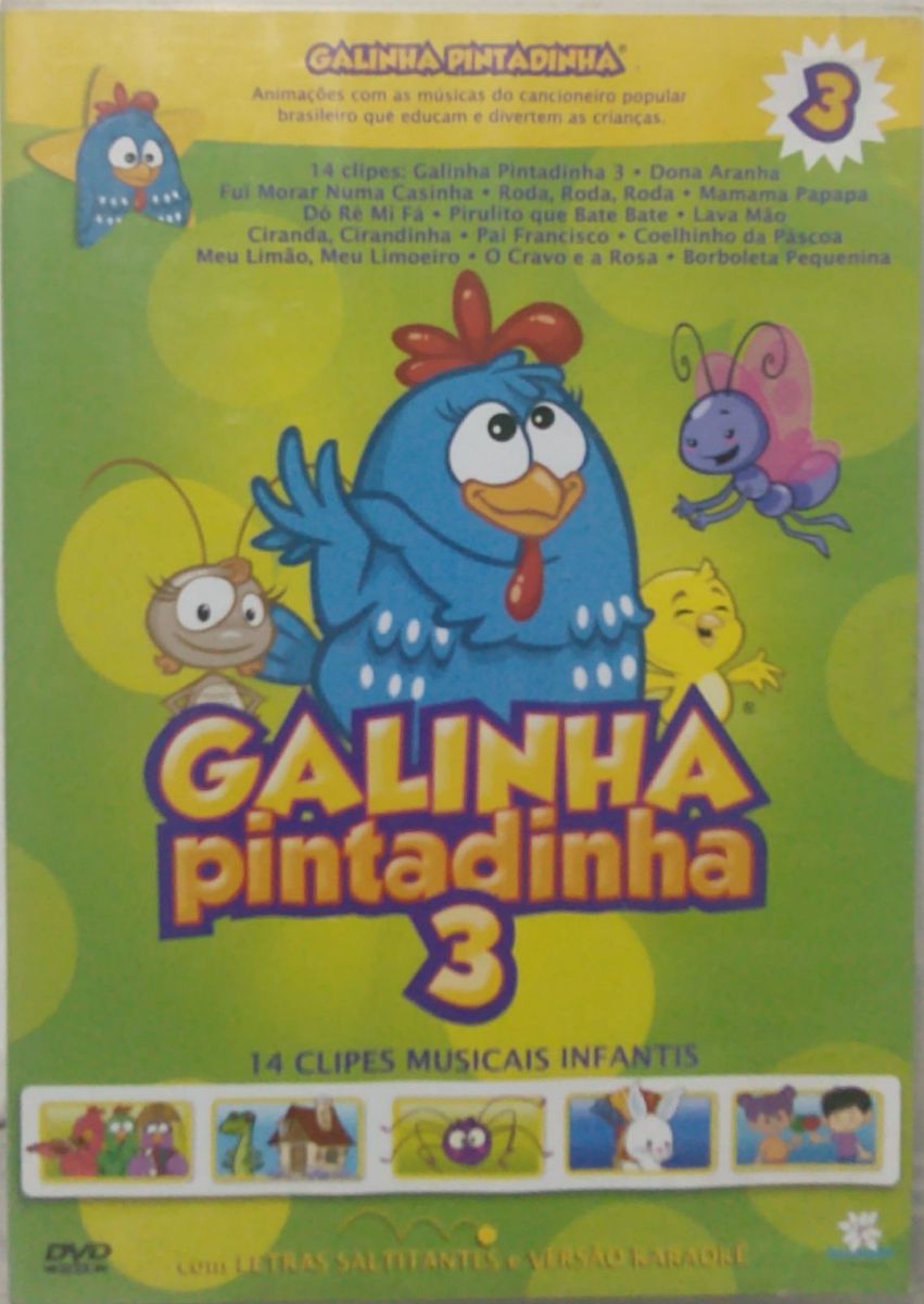 DVD: Galinha pintadinha 3 - Lacrado - Pouso Cultural