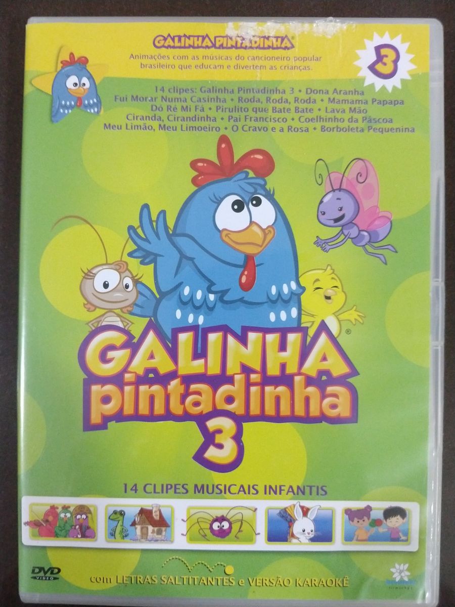 DVD: Galinha pintadinha 3 - Lacrado - Pouso Cultural