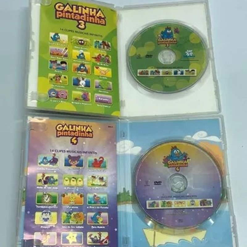 Dvds Galinha Pintadinha, Coleção Completa, Item Infantil Dvd Video Usado  51974289