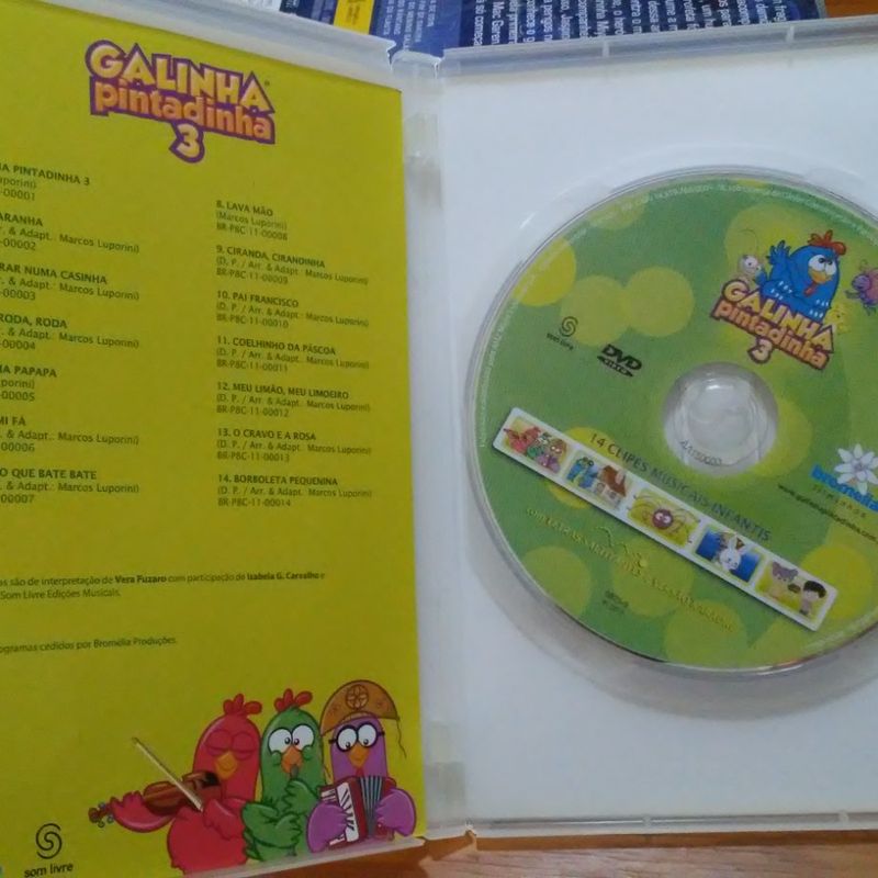 DVD Galinha Pintadinha 3