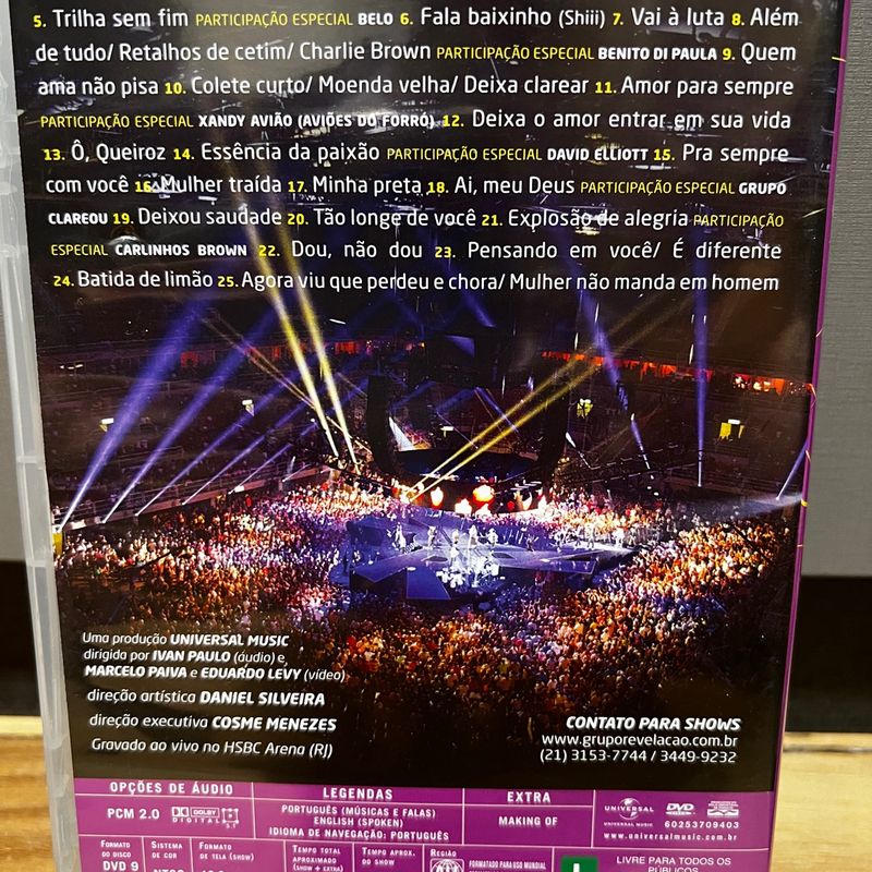 Dvd Grupo Revelação 360 Ao Vivo | Universal Usado 102863587