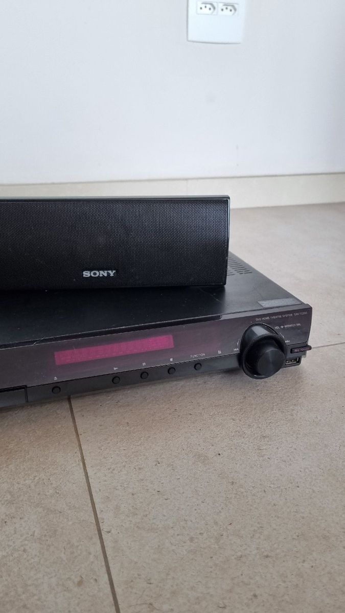 Dvd Home Theatre System Davtz200 com Caixa de Som Sony TV e