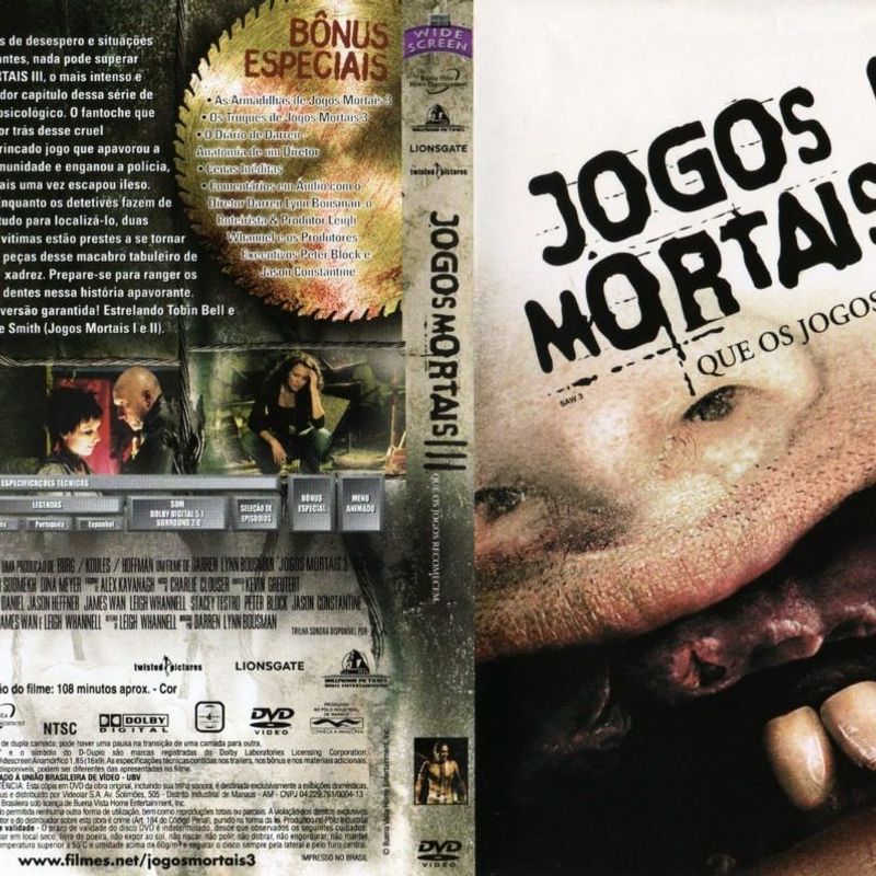 SPACETREK66 - DVD JOGOS MORTAIS 3 - QUE OS JOGOS RECOMECEM