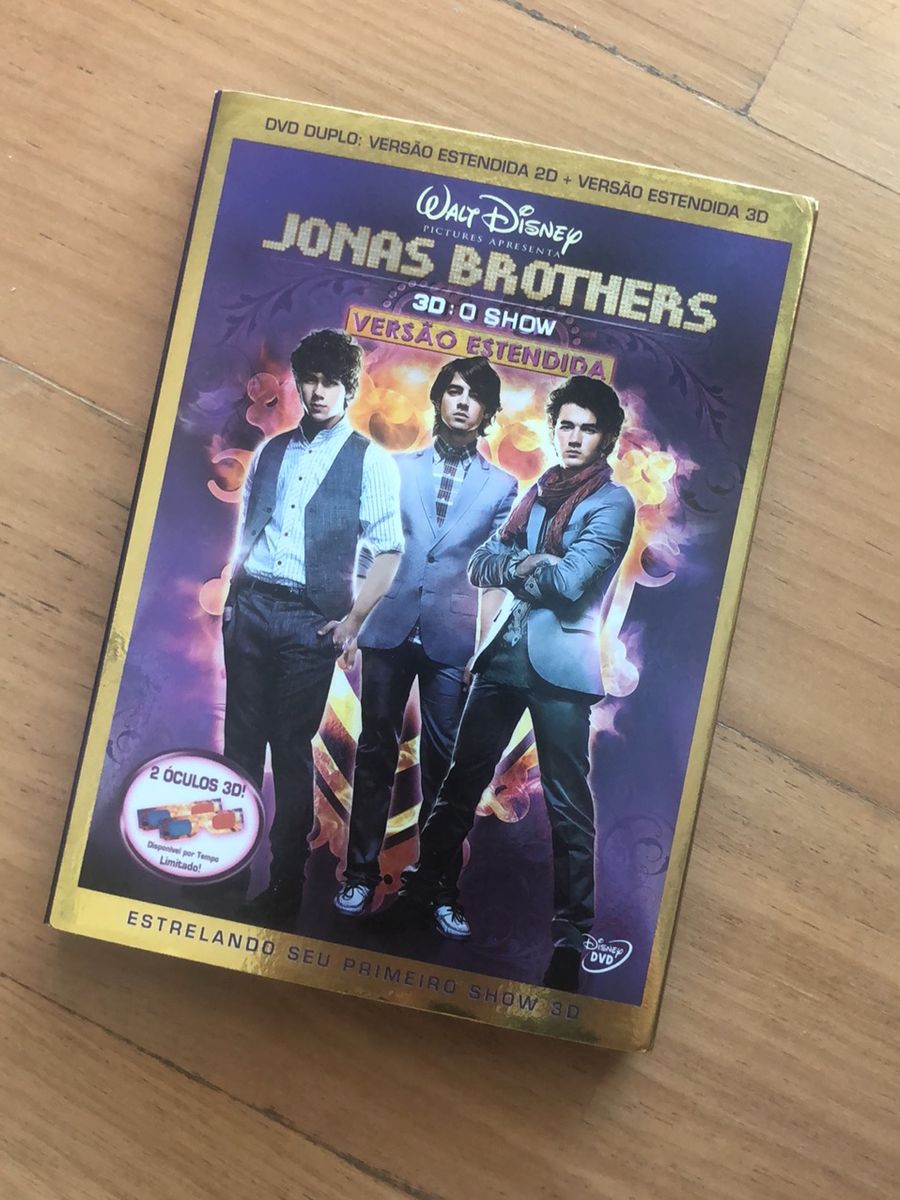 Dvd Jonas Brothers 3d: O Show | Item de Música Dvd Usado 41813189 | enjoei