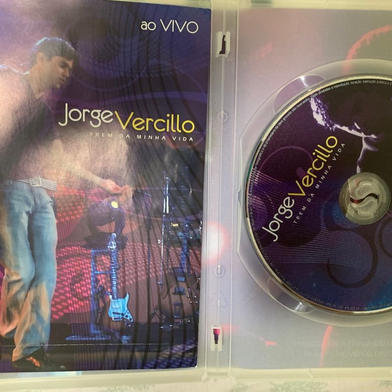 Jorge Vercillo DVD Double Album Livre+Trem Da Minha Vida Ao Vivo Made In  Brazil