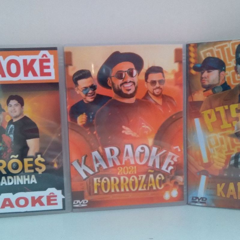 Sertanejo Universitários, 2020, Rock, Forró 8 Dvds Karaoke