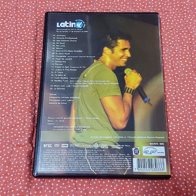 Dvd Latino Ao Vivo | Emi Usado 106534541 | enjoei