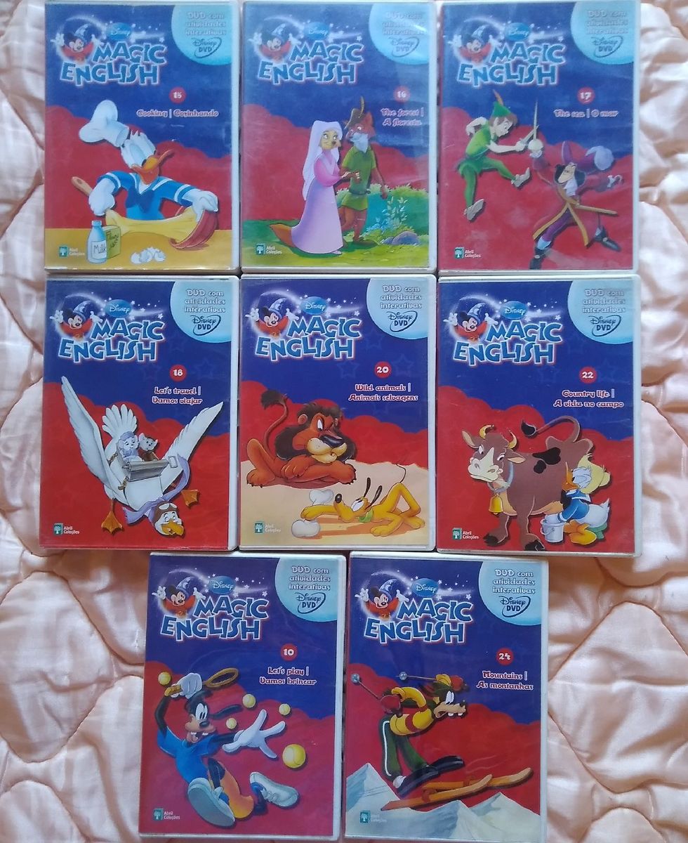 8 Dvds Magic English | Item de Música Dvd Nunca Usado 132504953 | enjoei