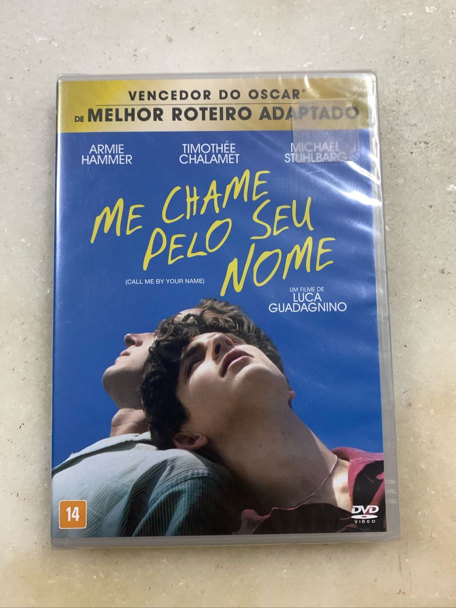 Dvd Me Chame Pelo Seu Nome/call Me By Your Name | Filme e Série Dvd ...