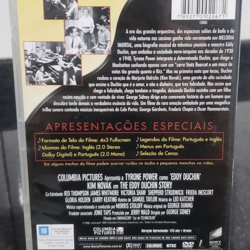 Dvd Melodia Mortal, Filme e Série Usado 92383539