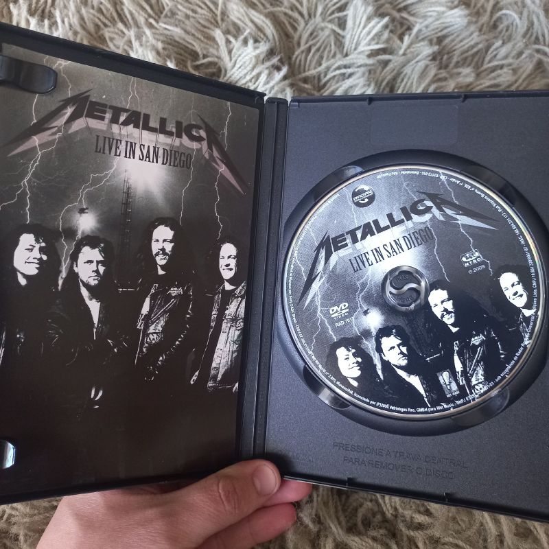 Dvd Metallica Live In San Diego | Dvd Usado 73505623 | enjoei