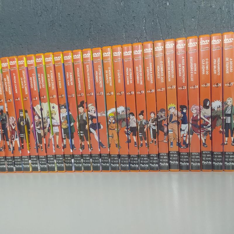 Naruto - Série completa + Filmes em DVD