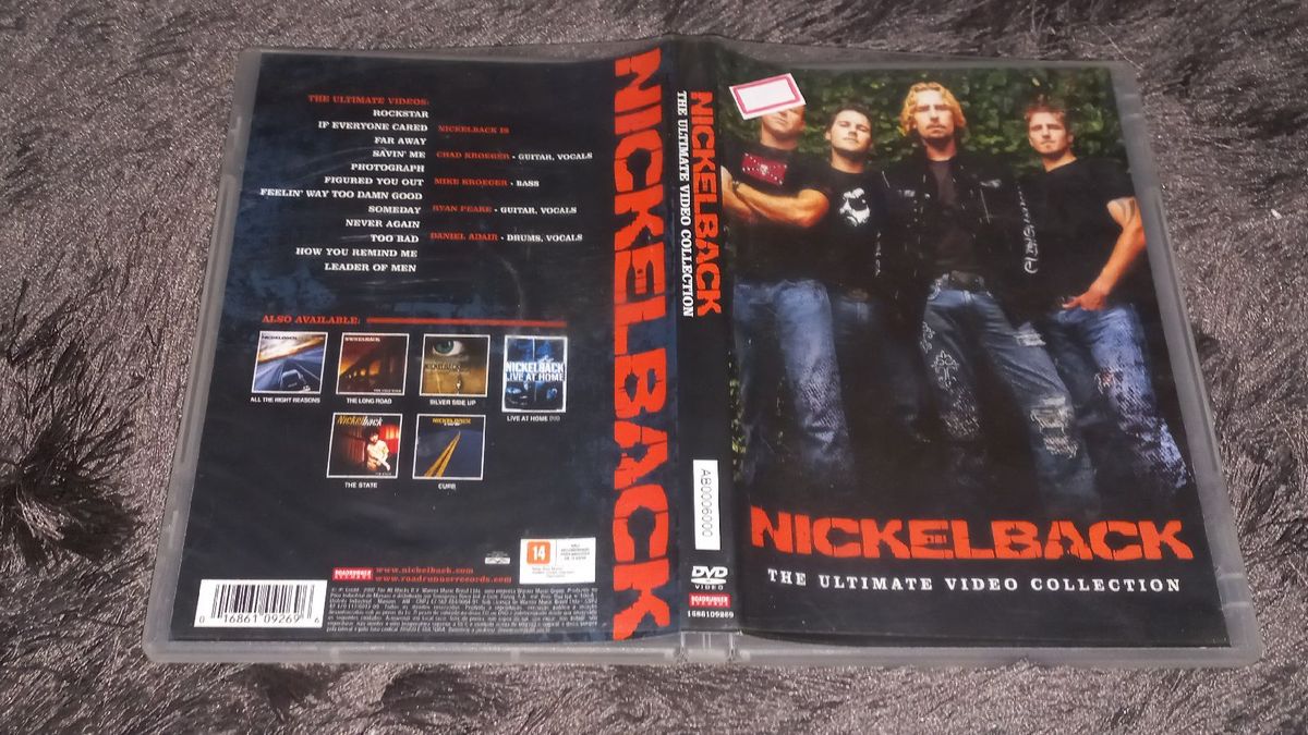 Dvd Nickelback The Ultimate Vídeo Collection Item De Música Dvd