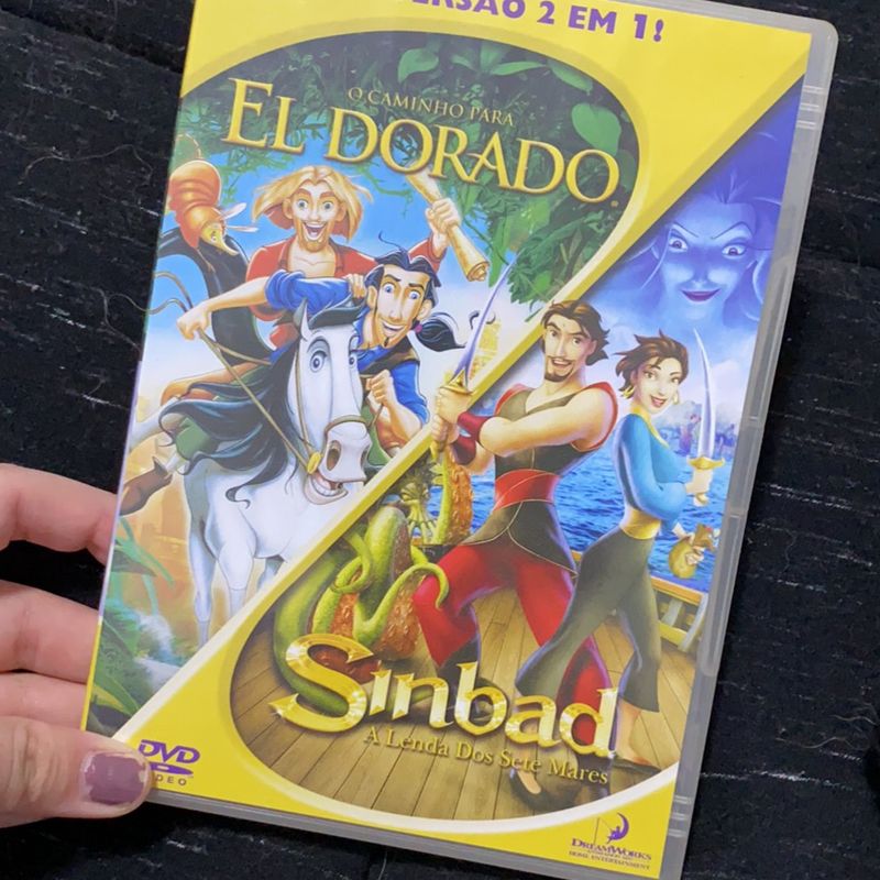 Dvd O Caminho para El Dorado e Sinbad a Lenda Dos Sete Mares