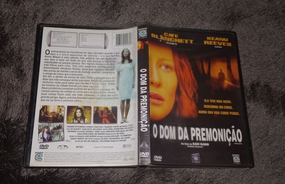 Dvd O Dom da Premonição Filme e Série Dvd Usado 69076857 enjoei