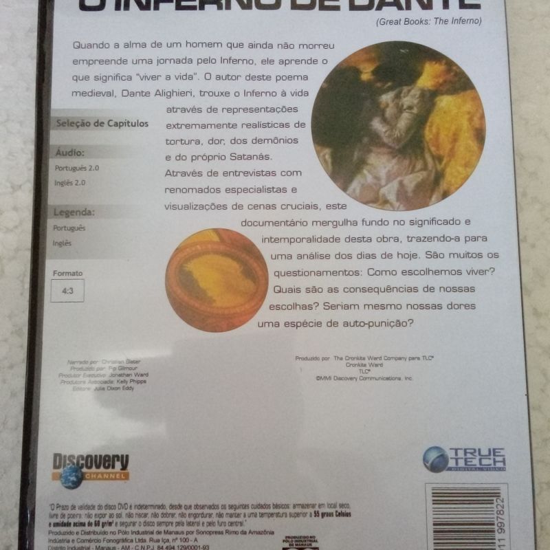 DVD O INFERNO DE DANTE