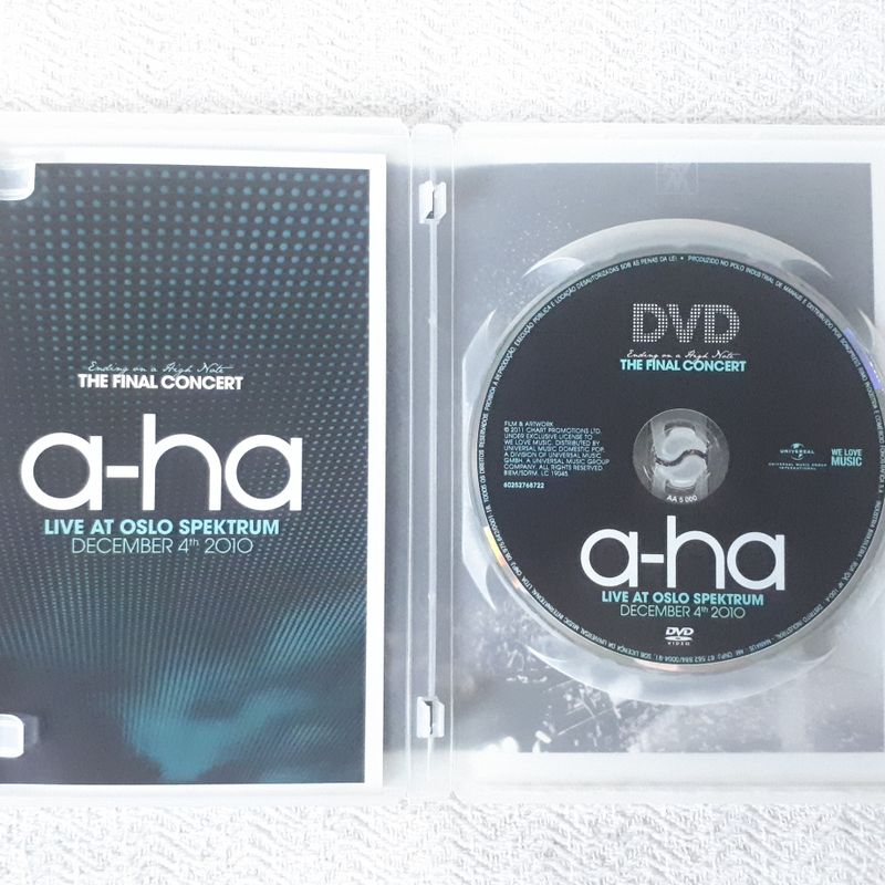 ミュージック a-ha The Final Concert DVD Dvd Original A-Ha The Final Concert Live At Oslo Spektrum | Item