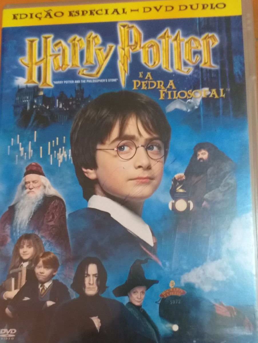 Dvd Original Harry Potter e a Pedra Filosofal Dvd Duplo | Filme e Série ...
