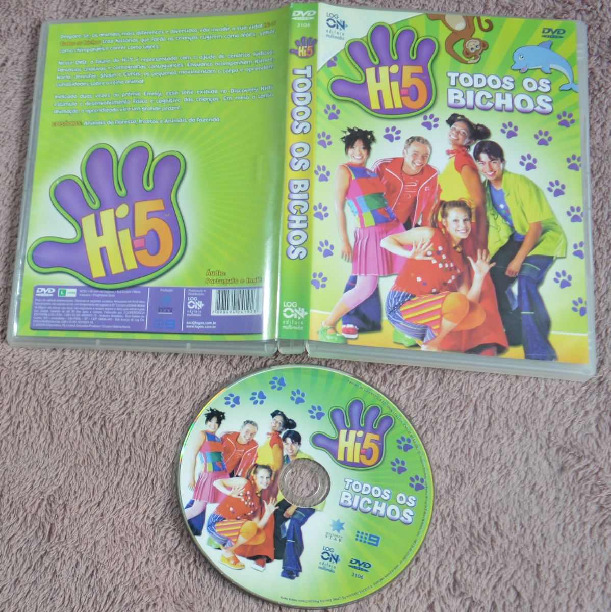 Dvd Original Hi-5 Todos Os Bichos | Filme e Série Usado 90353807 | enjoei