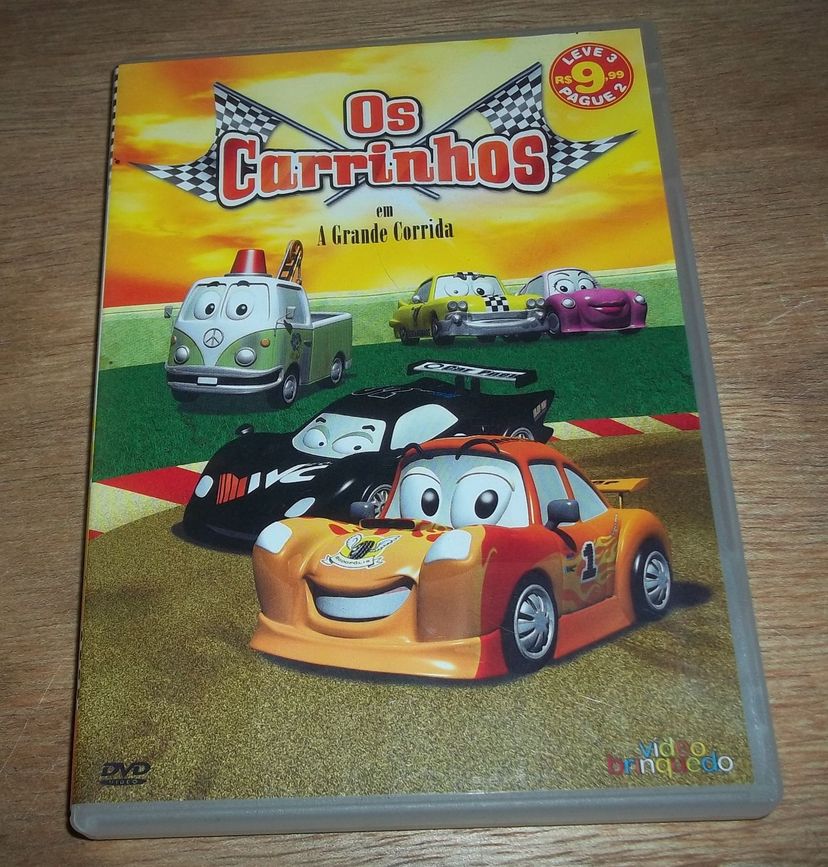 Dvd Os Carrinhos em a Grande Corrida | Cacareco Dvd Usado 42205793 | enjoei