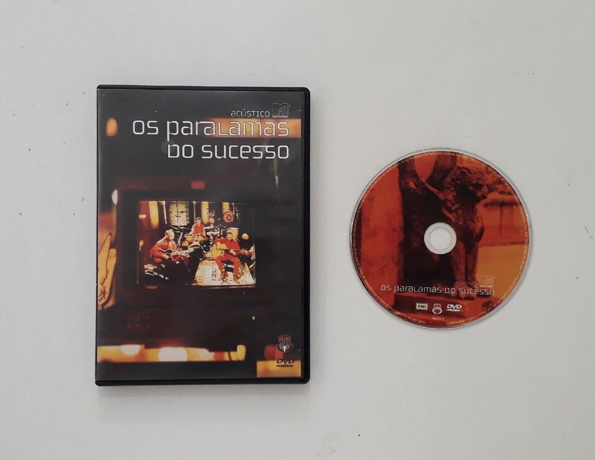 Dvd Os Paralamas do Sucesso Item de Música Acústico Mtv Usado
