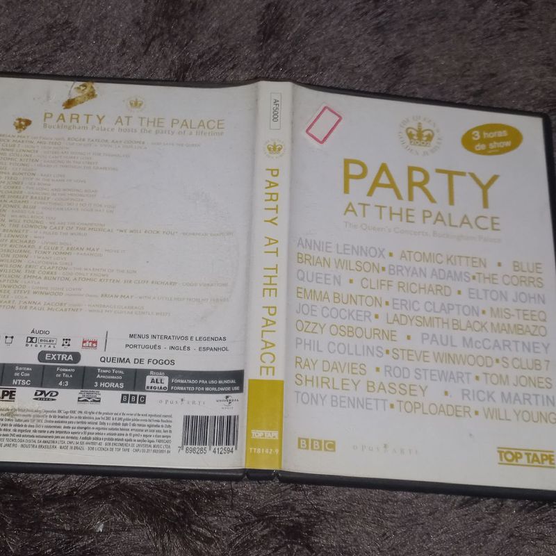 Dvd Party At The Palace | Item de Música Dvd Usado 67709791 | enjoei