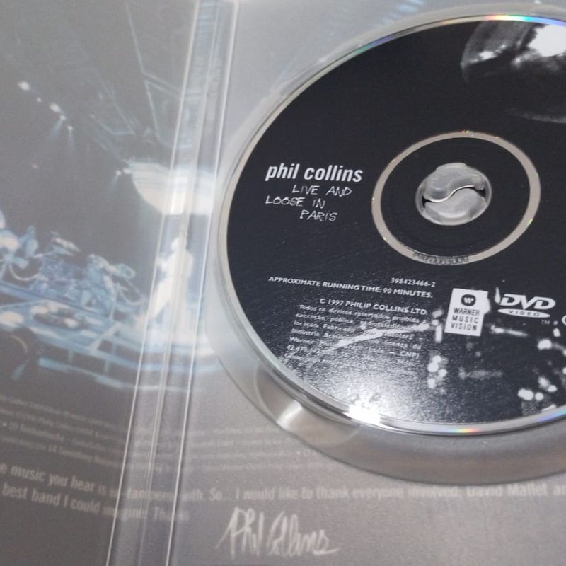 その他 Live &amp; Loose in Paris [DVD] Phil Collins - Live and Loose in Paris - Rare Disc VCD