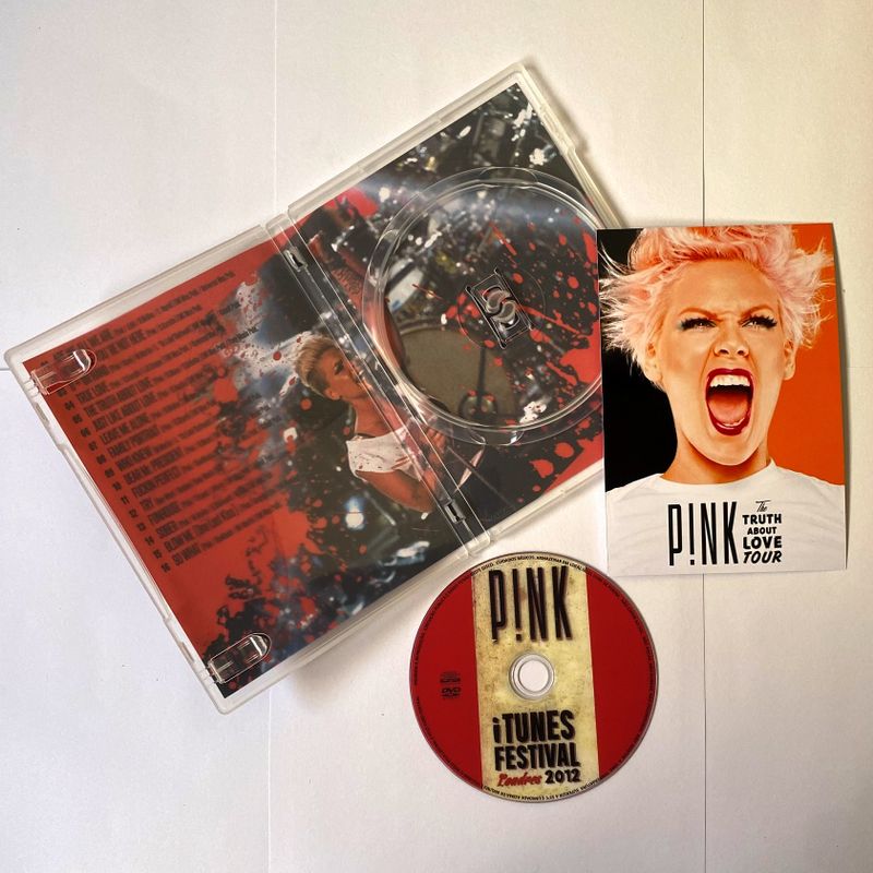 Dvd Pink Kit 3 Dvds - Itunes Festival 2012 (The Truth About Love Tour), Rock  In Rio 2019, Pink: All I Know So Far 2021 Legendado (The Beautiful Trauma  World Tour)