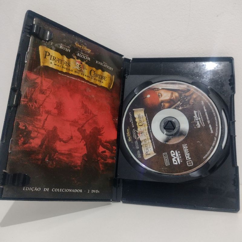 Dvd-Piratas do Caribe- a Maldição do Pérola Negra, Filme e Série Europa  Filmes Usado 89365209